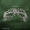 Crystal Crown Tiara Hairband Wedding Bride Luxury Hair Accessories Korean Baroque Ethnic Twine Headband Vintage for Women Girls